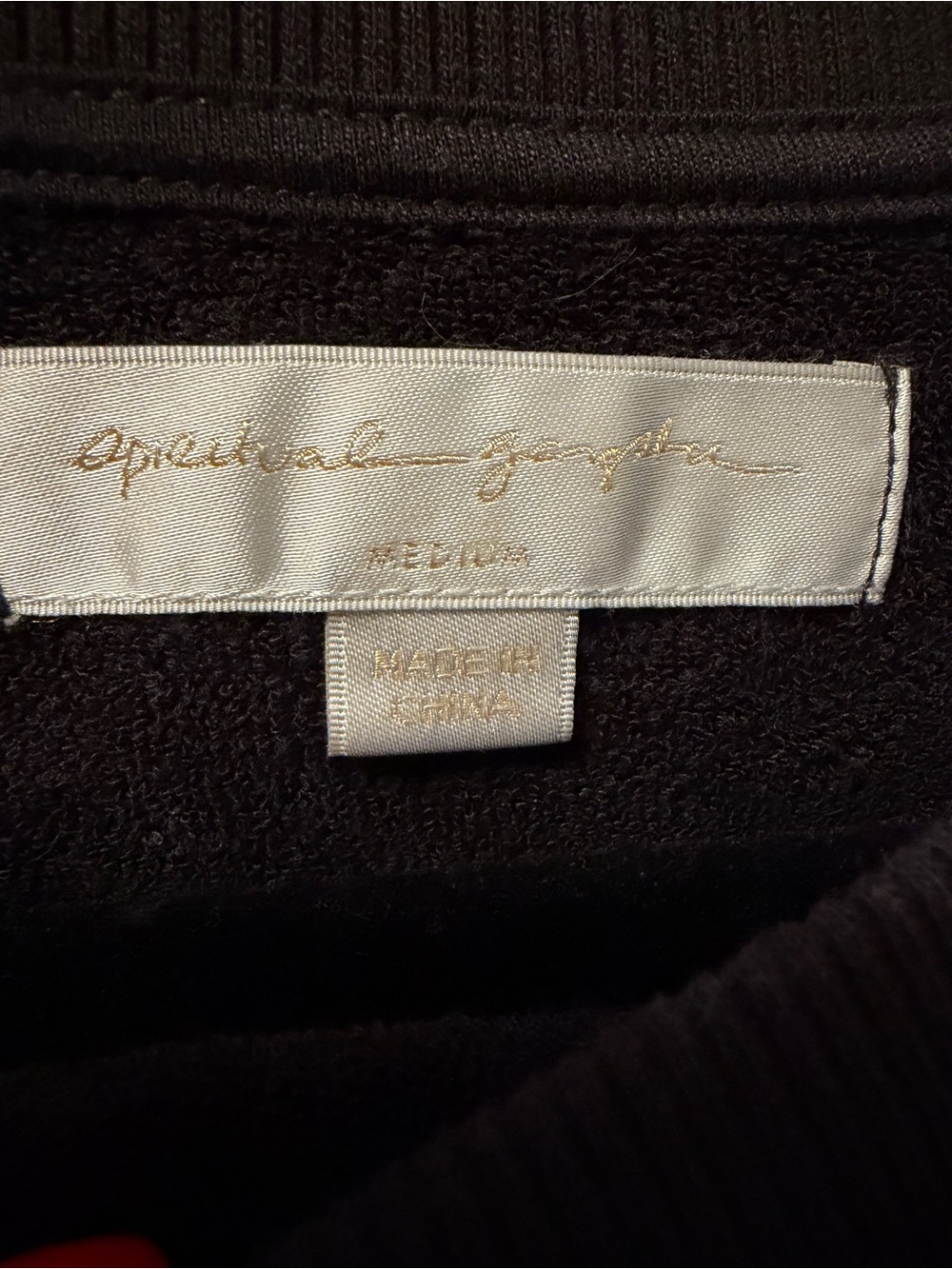 Spiritual Gangster Varsity Old School Sweatshirt Vintage Black Size M - Picture 4 of 4